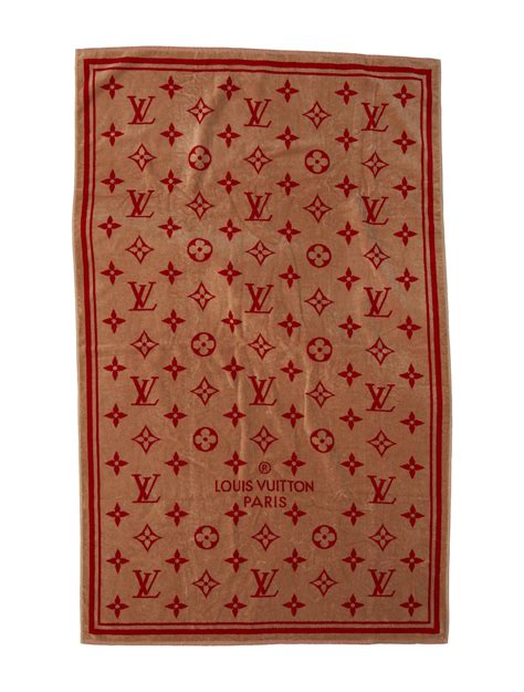 louis vuitton beach towel damier yellow|Louis Vuitton towels price.